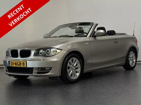 BMW 1-serie Cabrio 118i High Executive | NL Auto | Navi | Stoelverw | Cruise